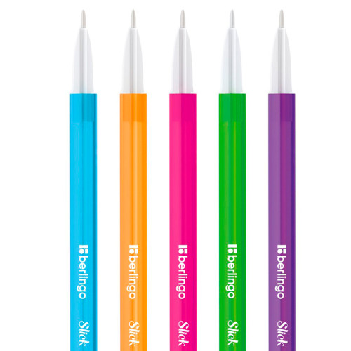 Ручка шариковая BERLINGO "Slick" 0,7 мм, синяя