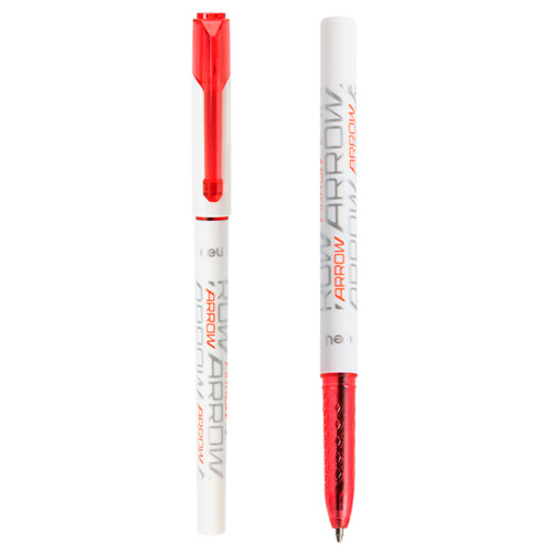 Ручка шариковая DELI "Arrow Q23", 0,7 мм, красная