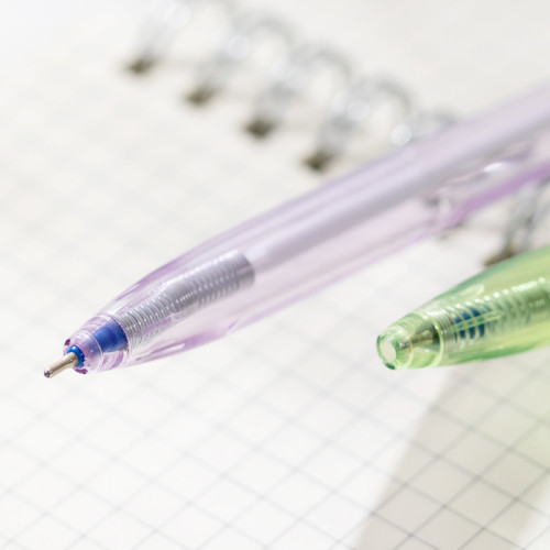 Ручка шариковая DELI "Bali Q02836" автоматическая, 0,7 мм, синяя