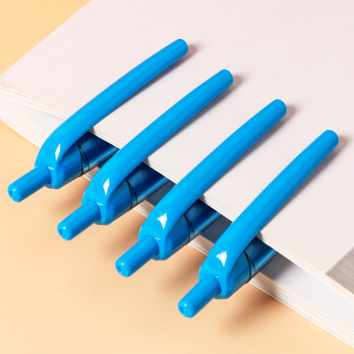 Ручка шариковая DELI "Lineum Q150" автоматическая, 0,7 мм, синяя, грип