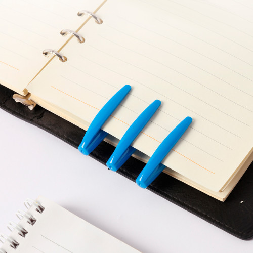 Ручка шариковая DELI "Q130", 0.7 мм, синяя, грип