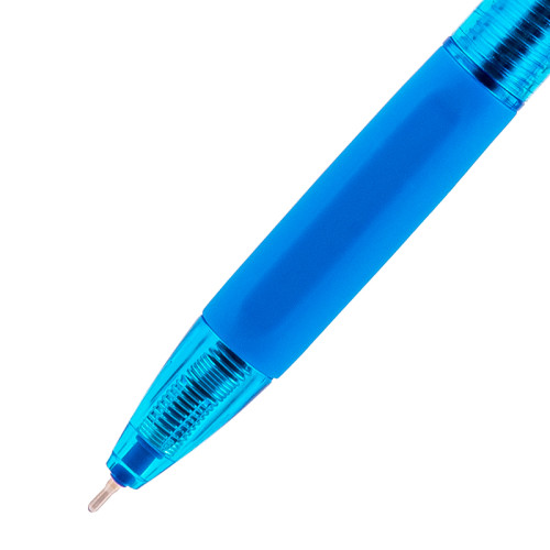 Ручка шариковая DELI "Xtream Q21" автоматическая, 0,7 мм, синяя, грип