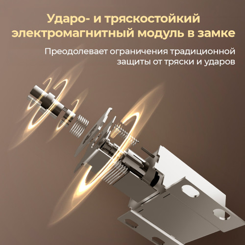 Сейф DELI "AE71-ZM" биометрический + электронный замок + ключ, 1200x550х520 мм, 81 кг, золотой