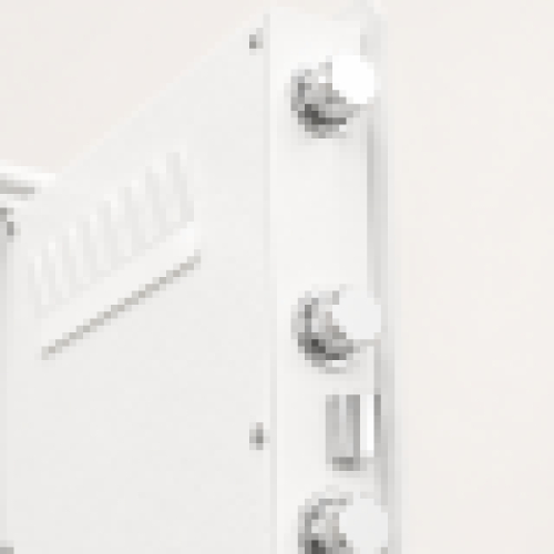 Сейф DELI "AE888-NZ" биометрический + электронный замок + ключ, 450х380х320 мм, 15 кг, белый