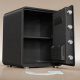 Сейф DELI "AE888-NZ" биометрический + электронный замок + ключ, 450х380х320 мм, 15 кг, черный