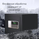 Сейф DELI "ET550" электронный замок + ключ, 350х250х250 мм, 5,9 кг, черный
