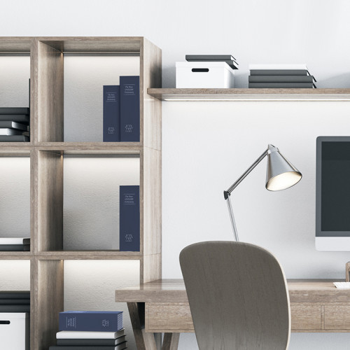 Сейф-книга DELI "ET641" замок ключ, 240х155х55 мм, 0.751 кг, синий