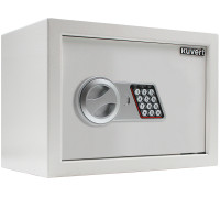 Сейф KUVERT "25ELB" электронный замок + ключ, 350х250х250 мм, 5.5 кг, белый