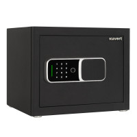 Сейф KUVERT "30FDH" биометрический + электронный замок+ключ, 380х300х300 мм, 10.6 кг, черный