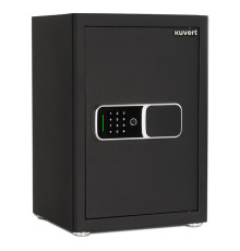 Сейф KUVERT "50FDH" биометрический + электронный замок+ключ, 500х350х310 мм, 14.6 кг, черный