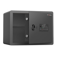Сейф LockSworth биометрический + электронный замок + ключ, 400х300х300 мм, 10 кг, черный