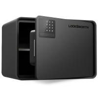 Сейф LockSworth электронный замок + ключ, 250х360х250 мм, 6 кг, черный