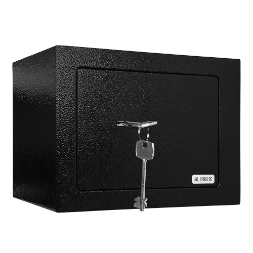 Сейф мебельный KUVERT "17MBK" ключевой замок, 230х170х170 мм, 2.5 кг, черный