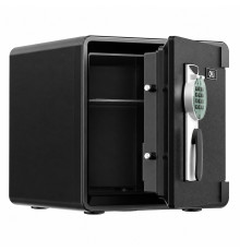 Сейф огнестойкий DELI "ET661" электронный замок + ключ, 458х450х460 мм, 42 кг, черный