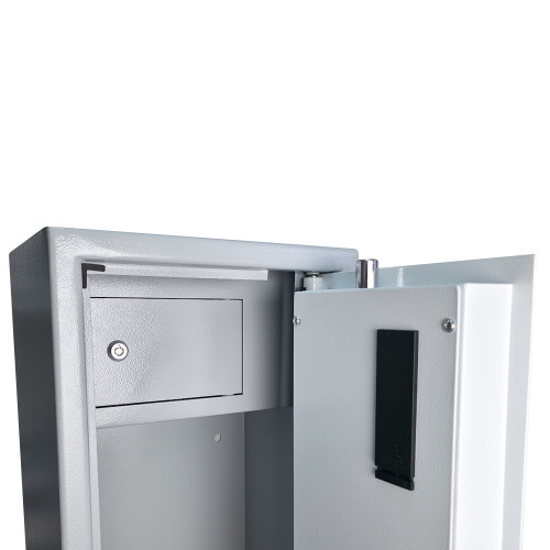 Сейф оружейный KUVERT "1450EIB" электронный замок + ключ, 1485x335x320 мм, 49,6 кг, серый