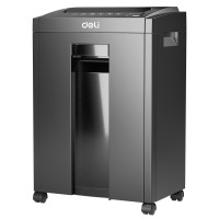 Шредер Deli, 5 уровень секретности (2х12мм),  8 листов, 23 литра