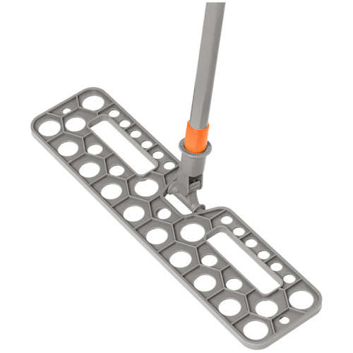 Швабра OfficeClean Professional двусторонняя, телескопич. ручка 70-120 см, МОП микрофибра 40 см