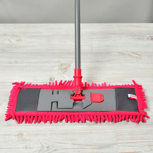 Швабра York "Salsa", телескоп. ручка макс. 130 см, насадка микрофибра, 40х10 см