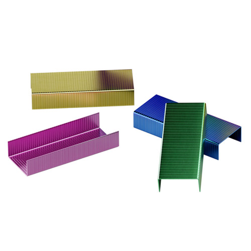 Скобы BERLINGO для степлера №10 (20 листов), цветные, 1000 шт/кор