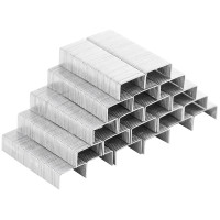 Скобы DELI для степлера №10 (15 листов), 1000 шт/кор серебро