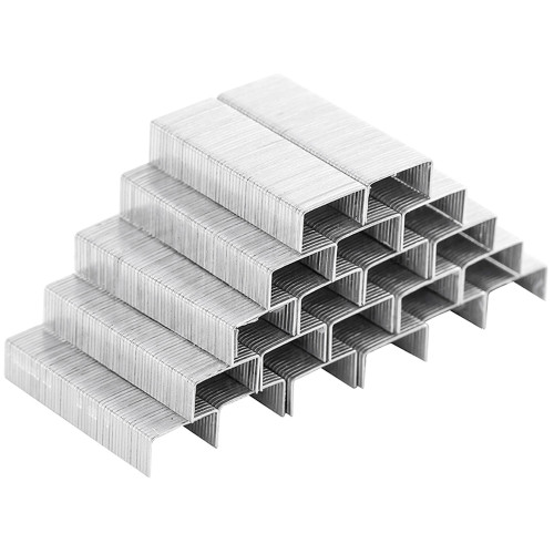 Скобы DELI для степлера №10 (15 листов), 1000 шт/кор серебро