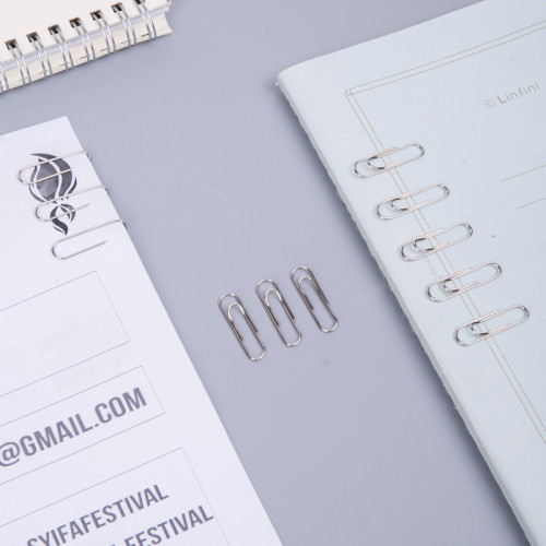 Скрепки DELI 29 мм, никелированные, 100 шт/упак