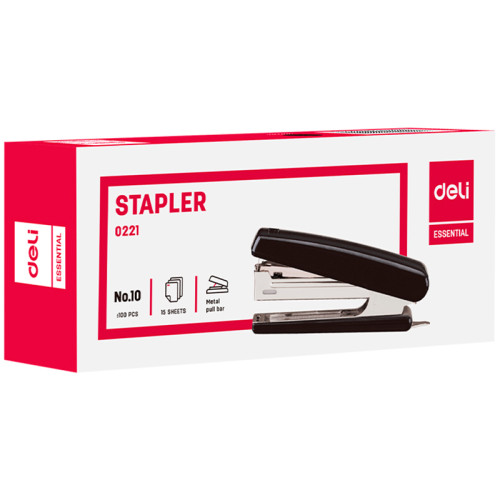 Степлер DELI до 15 листов,  ассорти