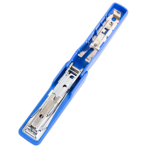 Степлер DELI  до 15  листов, ассорти 