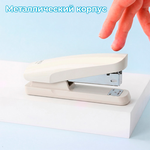 Степлер DELI "0325" до 25 листов, серый
