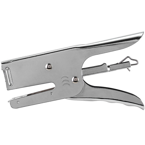 Степлер DELI "Е39803" металлический, до 25 листов, серебристый