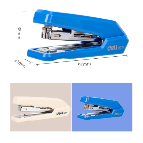 Степлер металлический DELI "0316" до 25 листов, ассорти