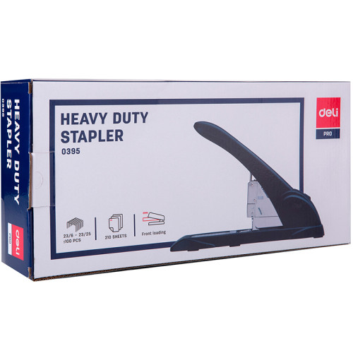 Степлер мощный DELI до 210 листов (скобы 23/6 - 23/25)
