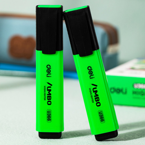 Текстовыделитель DELI "U366" 1-5 мм, зеленый