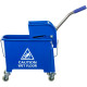 Тележка OfficeClean Professional уборочная-ведро , 2 секции, с отжимом, 20 л., синяя
