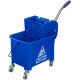 Тележка OfficeClean Professional уборочная-ведро , 2 секции, с отжимом, 20 л., синяя