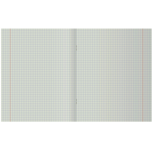 Тетрадь общая BG, А5, 48 листов в клетку, обложка бумвинил, синий, эконом