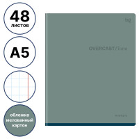 Тетрадь общая BG "Пасумурная погода", А5, 48 листов в клетку,матовая ламинация, на скрепке