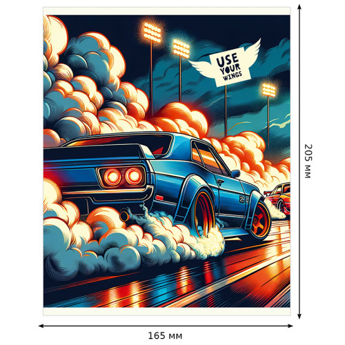 Тетрадь общая BG "Свои крылья", А5, 48 листов в клетку, на скрепке