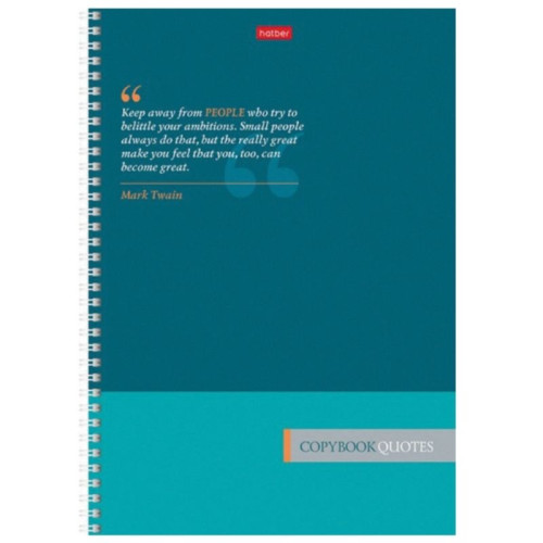 Тетрадь общая Hatber, А4, 80 листов в линейку, картон, на спирали, ассорти