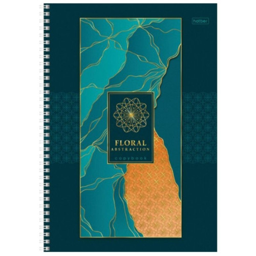 Тетрадь общая Hatber, А4, 80 листов в линейку, картон, на спирали, ассорти