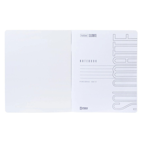Тетрадь общая Hatber " Шафран", А5, 48 листов в клетку, soft-touch, ламинация, на скрепке
