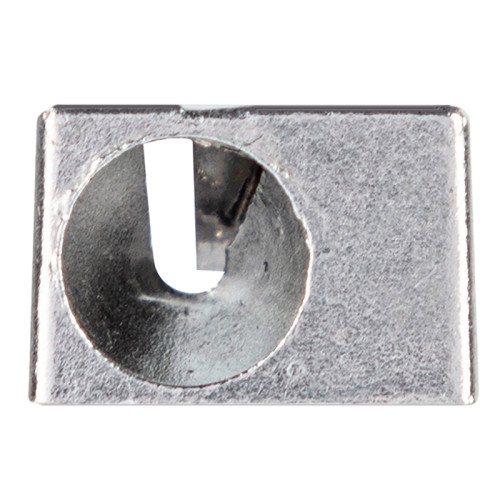 Точилка DELI "39761" металлическая, 1 отверстие, скошенный корпус, серебро