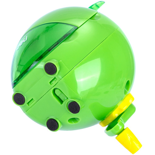 Точилка DELI "Blooming" Apple механическая, 1 отверстие, с контейнером, ассорти 