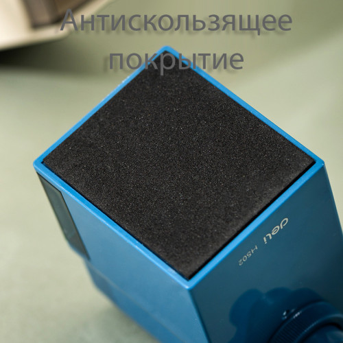 Точилка DELI "LINFINI" механическая, 1 отверстие, с контейнером, белая 