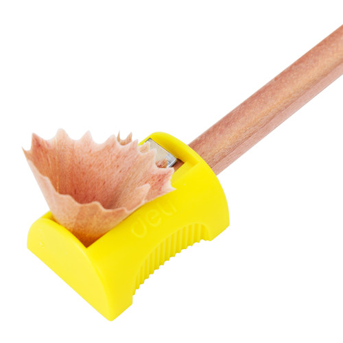 Точилка DELI "Neon" 0531, пластиковая, 1 отверстие, ассорти