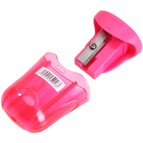 Точилка DELI "U-touch"  пластиковая, 1 отверстие, с контейнером, асоорти