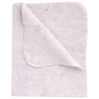 Тряпка для мытья пола ЛАЙМА, 80х100 см, хлопок, белая