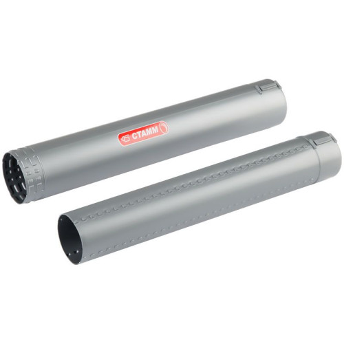 Тубус СТАММ телескопичский, А2,  D64мм L410-700мм, серый