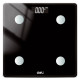Весы напольные Deli, 26 х 26 см, черные