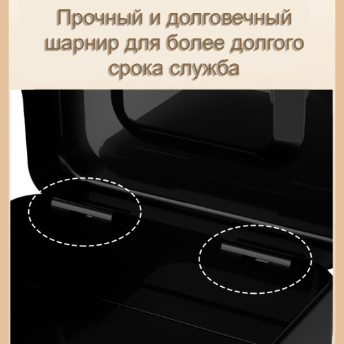 Ящик для денег DELI, 85х250х180 мм, 1,2 кг, сталь, черный